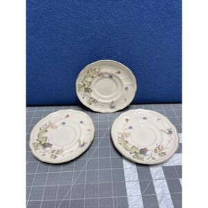 Epoch Summer Hill E530 Stoneware Dessert Plates 6" Set of 3